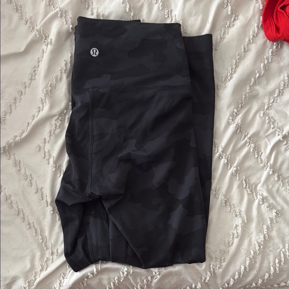 lululemon athletica Black Camouflage Leggings